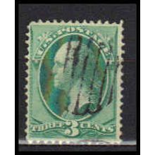 Used 147 3c George Washington Barely Clears RA0080