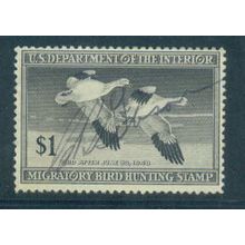 Used RW14 $1 Snow Geese Fine NA1725