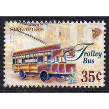 Singapore 1997 Transportation - Trolley Bus 35c Used