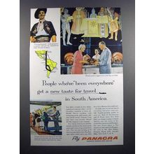 1959 Panagra Airways Ad - Chile - Been Everywhere