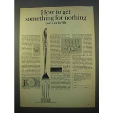 1963 1847 Rogers Bros. Silverplate Ad - Magic Rose
