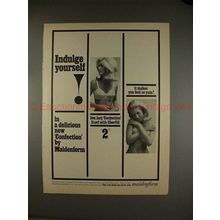 1965 Maidenform Confection Bra Ad - Indulge Yourself!!