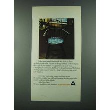 1972 Allied Van Lines Ad - Grandfather Made Chair
