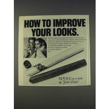 1977 Gold Label Royale Cigar Ad - Improve Your Looks