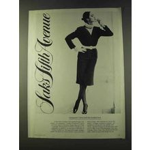 1979 Karl Lagerfeld Chloe Knitted Suit Ad - Saks