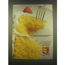 1985 Duncan Hines Yellow Cake Ad - Disappearing Act