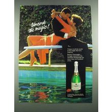 1985 Korbel Champagne Ad - Uncork the Magic!