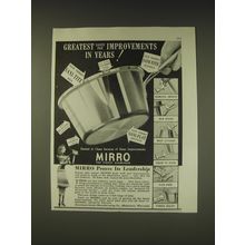1939 Mirro Sauce Pan Ad - Greatest sauce pan improvements in years