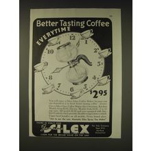 1939 Silex Glass Coffee Maker Ad - Better tasting coffee everytime