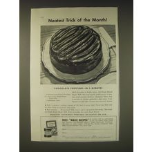 1939 Borden's Eagle Brand Magic Milk Ad - recipe for Chocolate Frosting