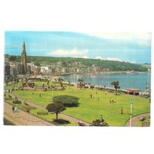THE ESPLANADE, ROTHESAY, ISLE OF BUTE, SCOTLAND used vintage postcard 1975 pm =