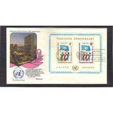 FDC Fleetwood 262 Souvenir Sheet (Cachet-U/A) CV00392