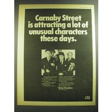 1969 John Stephen Fashion Ad - Carnaby street is attracting unusual characters