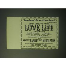 1948 Love Life Musical Ad - Broadway's newest sweetheart
