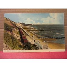 EAST PROMENADE & SANDS BOSCOMBE, DORSET used postcard by Dearden & Wade. 1959 pm