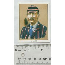Yorkshire Test Cricketers Card No. 1 W. Bates