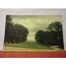 LAWN AND QUARTER DECK, MUSGRAVE CASTLE, YORKSHIRE. unused antique postcard /