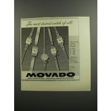 1953 Movado Watches Ad