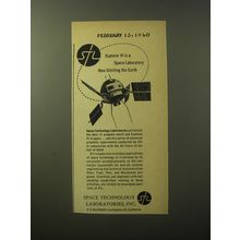 1960 STL Space Technology Laboratories Ad - Explorer VI is a space laboratory