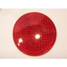 VINTAGE RED GLASS TAILLIGHT LENS #359 RAT ROD HOT ROD TRUCK
