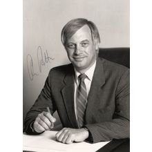 Chris Patten Conservative MP Large Hand Signed Photo