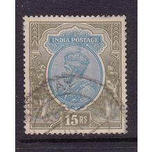 INDIA 1926-33 GEORGE V 15r MULTI-STAR WMK USED SG218
