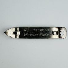 Meister Brau - Were Expecting You Church Key Bottle Can Steel Opener Vintage