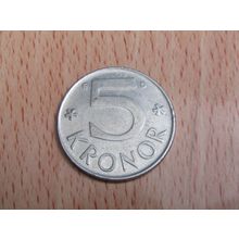Sweden 1991 5 Kronor Coin
