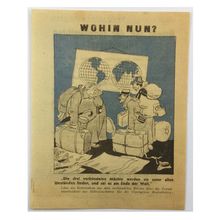 WW2 Russian/Soviet Air Drop Leaflet Illustrated by Boris Efimov. - Code 3190.