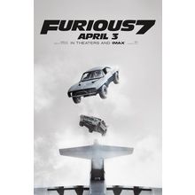 Furious 7 (2015)_5 Movie Film Poster Canvas iconic design