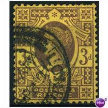 1887 SG202 3d Purple & Yellow Fine Used SG202