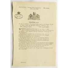 1890 Act of Parliament: merchant shipping Clyde