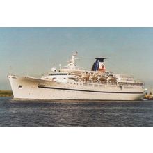 Daphne Costa Cruise Line Ship Rare Billericay Postcard