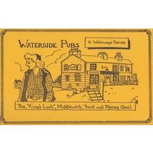 The Kings Lock Middlewich Trent Ansells Lancashire Pub Limited Edn 100 Postcard
