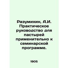 Razumikhin, A.I. Practical Guide for Pastors in the Seminar Program. In Russian