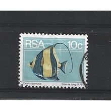 SouthAfrica.SG356 10c Moorish Idol.Fine Used.Sep25n