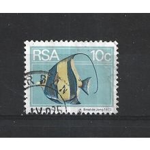 SouthAfrica.SG356 10c Moorish Idol.Fine Used.Sep25p