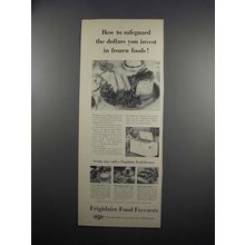 1951 Frigidaire Food Freezer Ad - Safeguard the Dollars