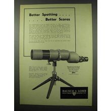 1951 Bausch & Lomb 60mm Spotting Scope Ad - Better