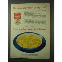 1958 Campbell's Chicken Noodle Soup Ad - Delicious