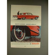 1963 Mercury Monterey Car Ad - Styled Excitement