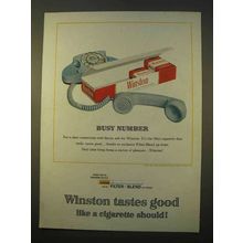 1963 Winston Cigarettes Ad - Busy Number