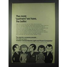 1967 Investor-Owned Electric Light & Power Companies Ad - Partners
