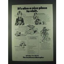 1972 Dallas / Fort Worth Texas Ad - Nice Place to Visit