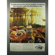 1978 Southern Comfort Liquor Ad - Missing Riverboat