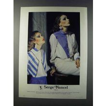 1981 Serge Nancel Fashion Ad