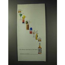 1992 Jim Beam Bourbon Ad - Back to the Basics