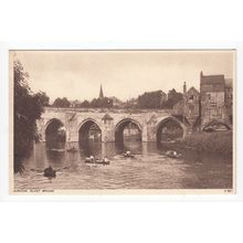 Elvet Bridge Durham Postcard V851