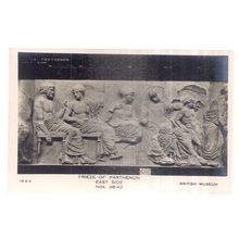 FRIEZE OF PARTHENON, EAST SIDE, 38-42, BRITISH MUSEUM unused vintage postcard #