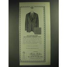 1974 Brooks Brothers Corduroy Suits Advertisement - For an early start on Fall